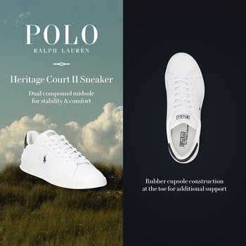 Ralph Lauren Heritage Court II Low Top Sneaker (Men) | Nordstrom