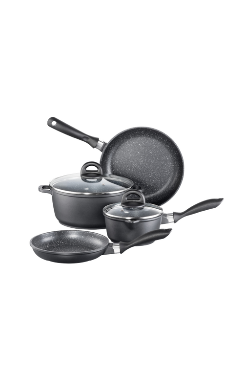 Cuisine::pro ® Stone Cookware Set 6pc In Black
