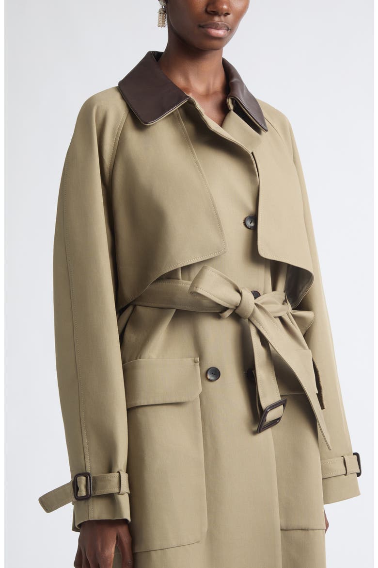 Cotton Trench Coat, Alternate, color, SAND