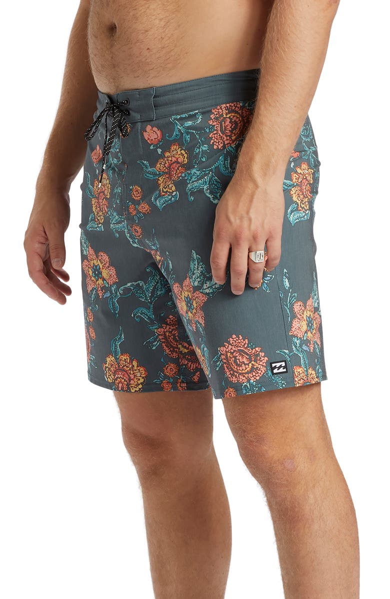 Billabong Good Times Lo Tide Board Shorts, Alternate, color, Slate Green