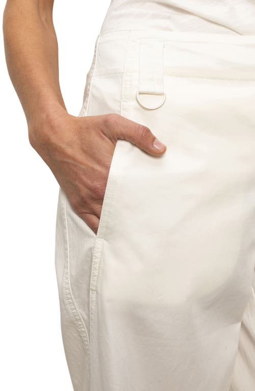 Sanctuary Cotton Twill Utility Crop Pants In Bleached W