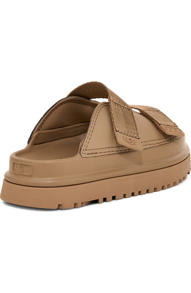 UGG<sup>®</sup> Kids' GoldenGlow Slide Sandal, Alternate, color, Dark Sand