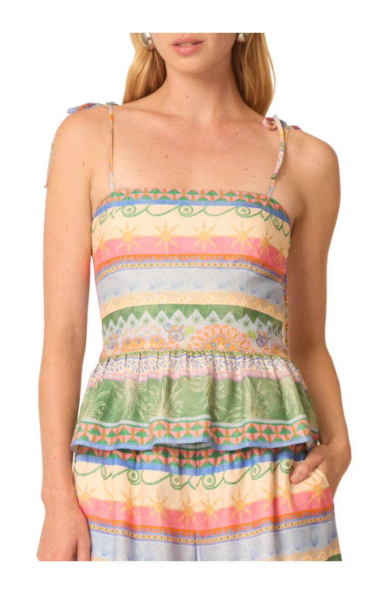 Gilner Farrar Lyra Top, Alternate, color, Exumas Print