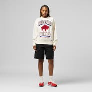 Mitchell & Ness Women's  Mitchell & Ness  Cream Buffalo Bills Tonal Arch Sweatshirt