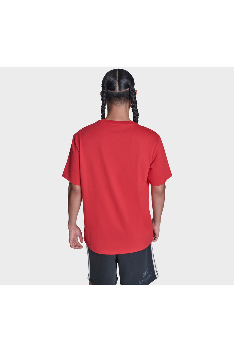 Chuck Taylor All Star Patch T-Shirt, Alternate, color, CONVERSE RED