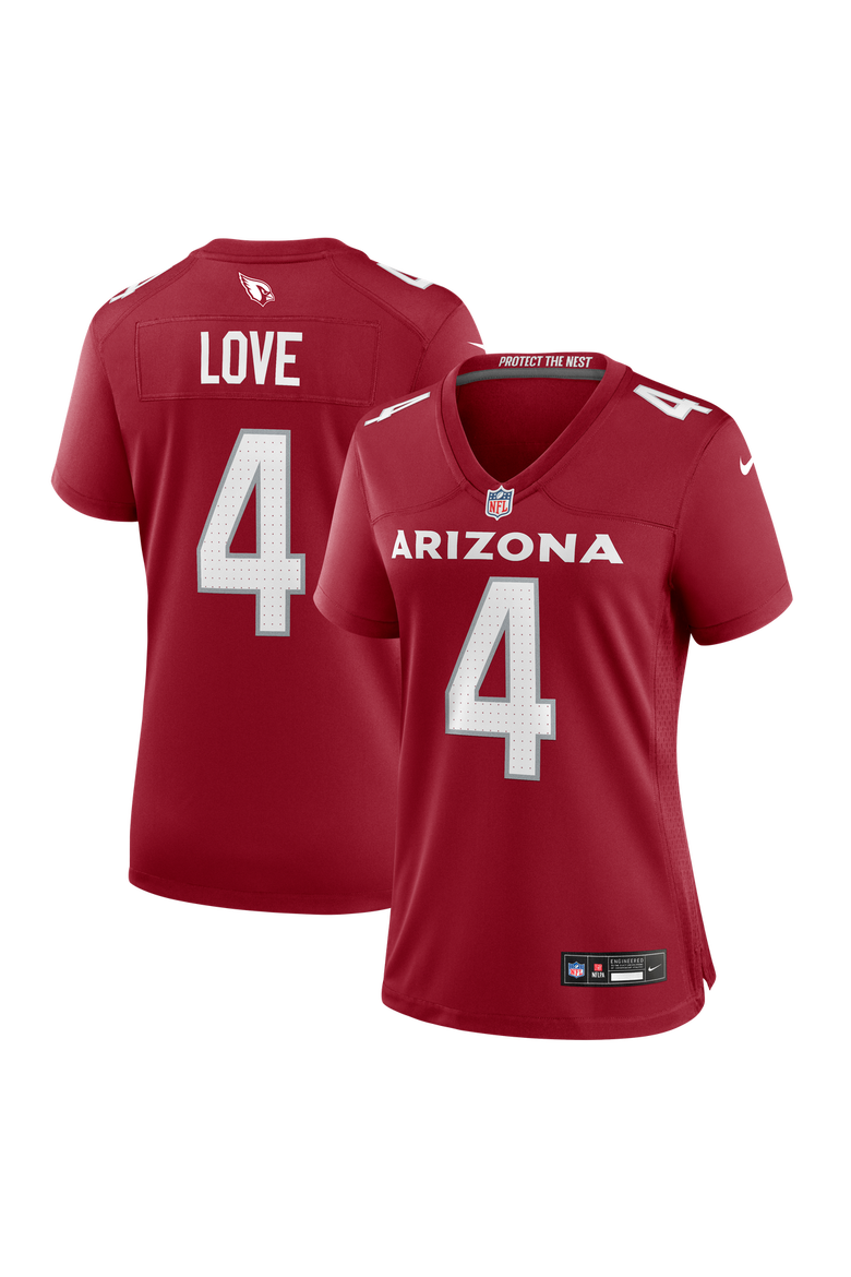 Women's Nike Jeremiyah Love Cardinal Arizona Cardinals Game Jersey, Main, color, Cardinal