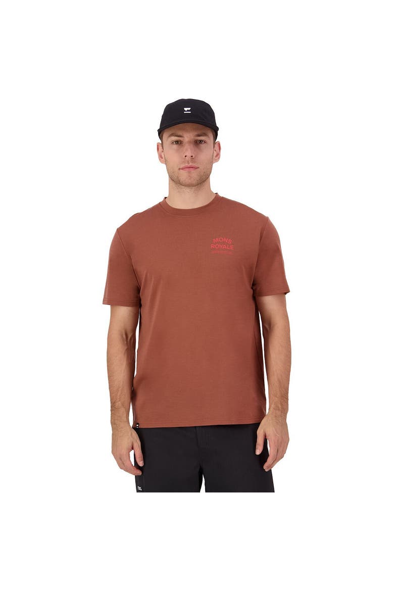Icon Merino T-Shirt - Men's, Main, color, Cinnamon