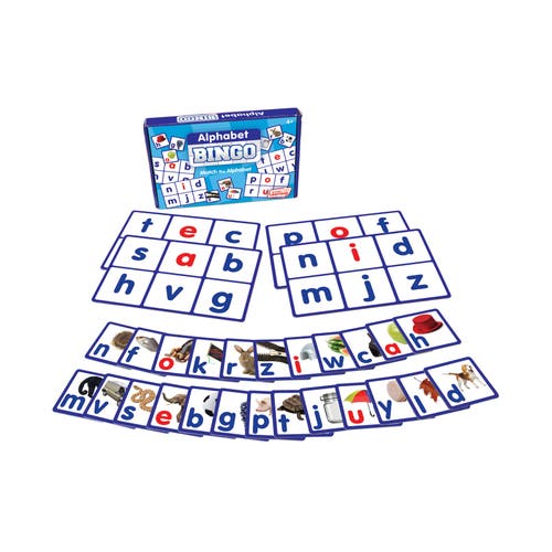 Junior Learning Alphabet Bingo Educational Action Games in Multicolored 