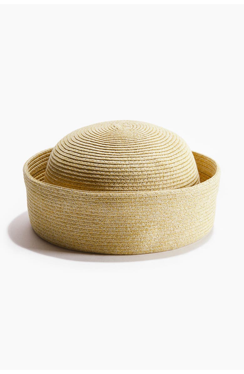H&M Straw Sailor Hat, Main, color, Beige