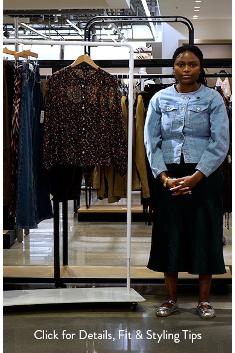 Mock Neck Button Front Shirt video
