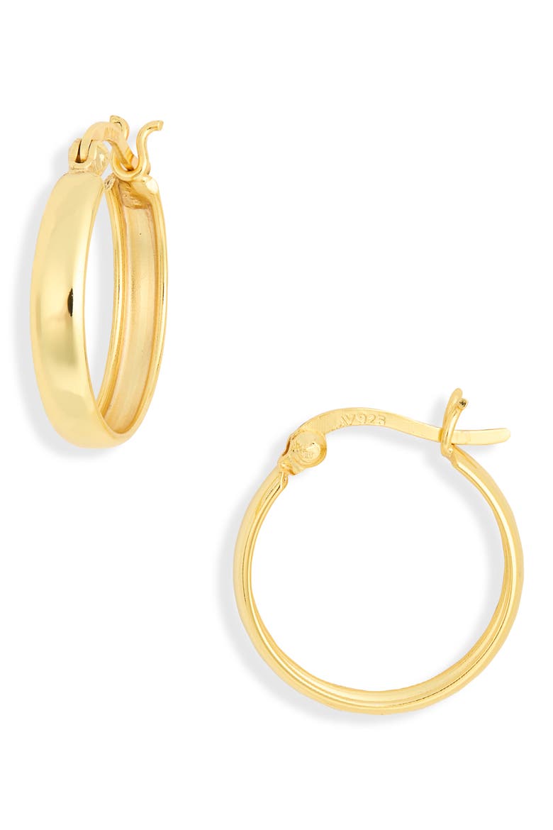 Mini Hoop Earrings, Main, color, GOLD