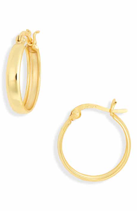 Argento Vivo Sterling Silver Mini Hoop Earrings