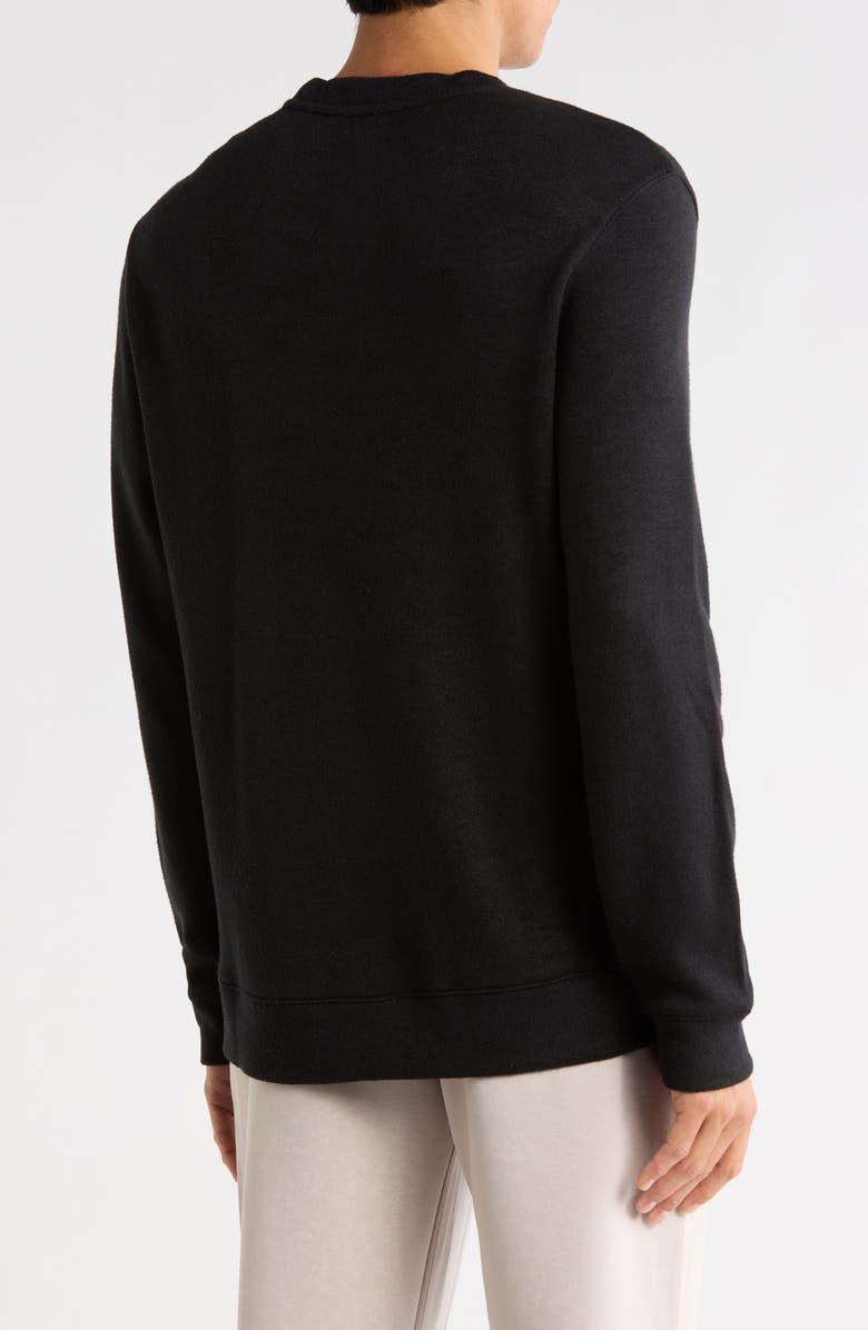 90 DEGREE BY REFLEX Alden Crewneck Sweater, Alternate, color, Black