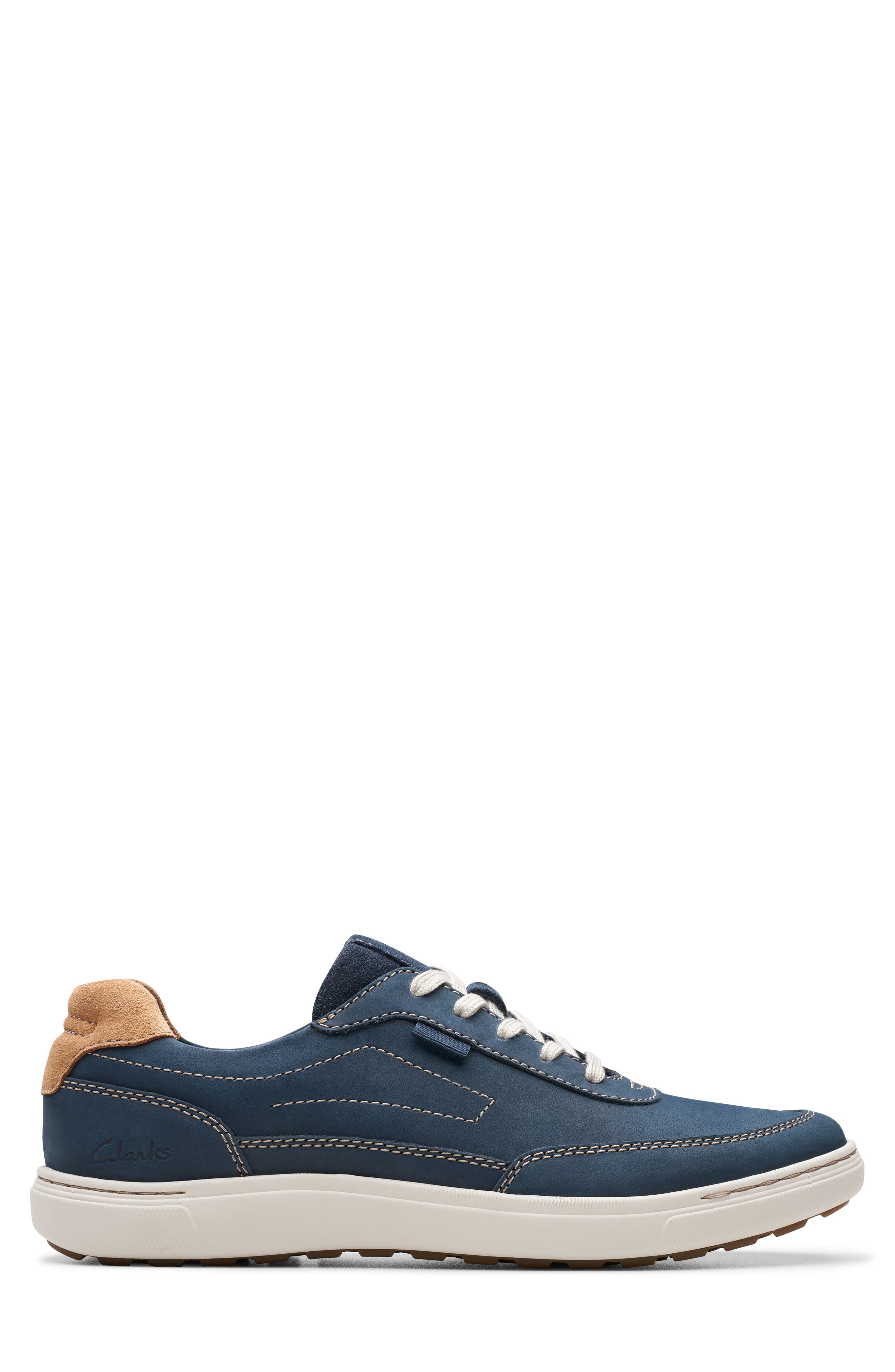 Clarks<sup>®</sup> Mapstone Trail Sneaker, Alternate, color, Navy Nubuck