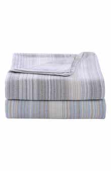 Tommy Bahama Sandy Shore Stripe Cotton Blanket