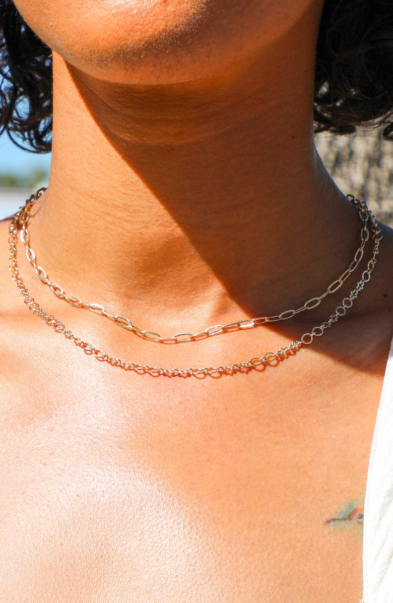 LA MENO The Essentials 2-in-1 Layered Necklace, Alternate, color, 