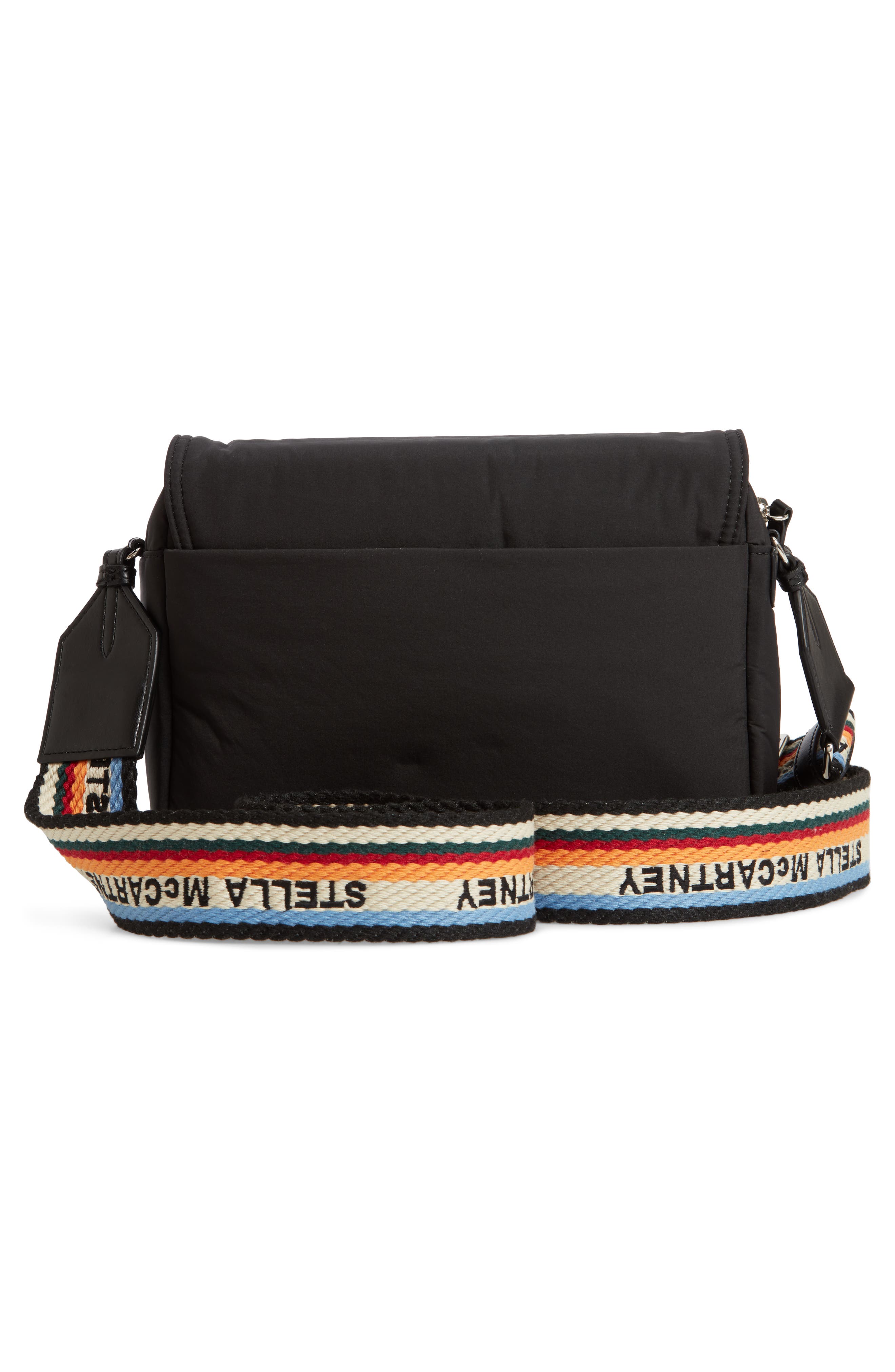 Stella McCartney Medium Padded Eco Nylon Shoulder Bag, Alternate, color, 