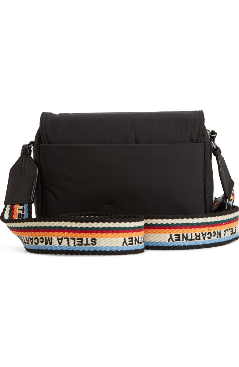 Stella McCartney Medium Padded Eco Nylon Shoulder Bag, Alternate, color,
