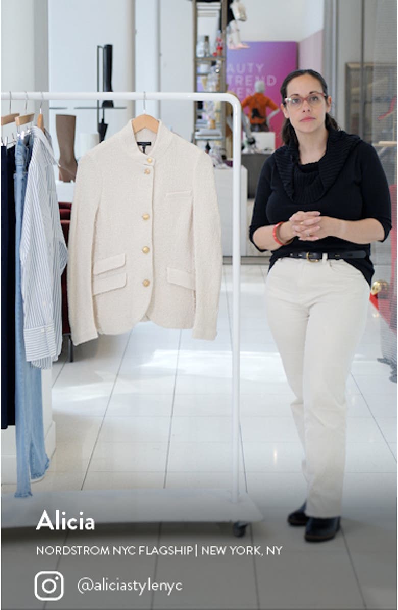 Slade Cotton Tweed Blazer, sales video thumbnail