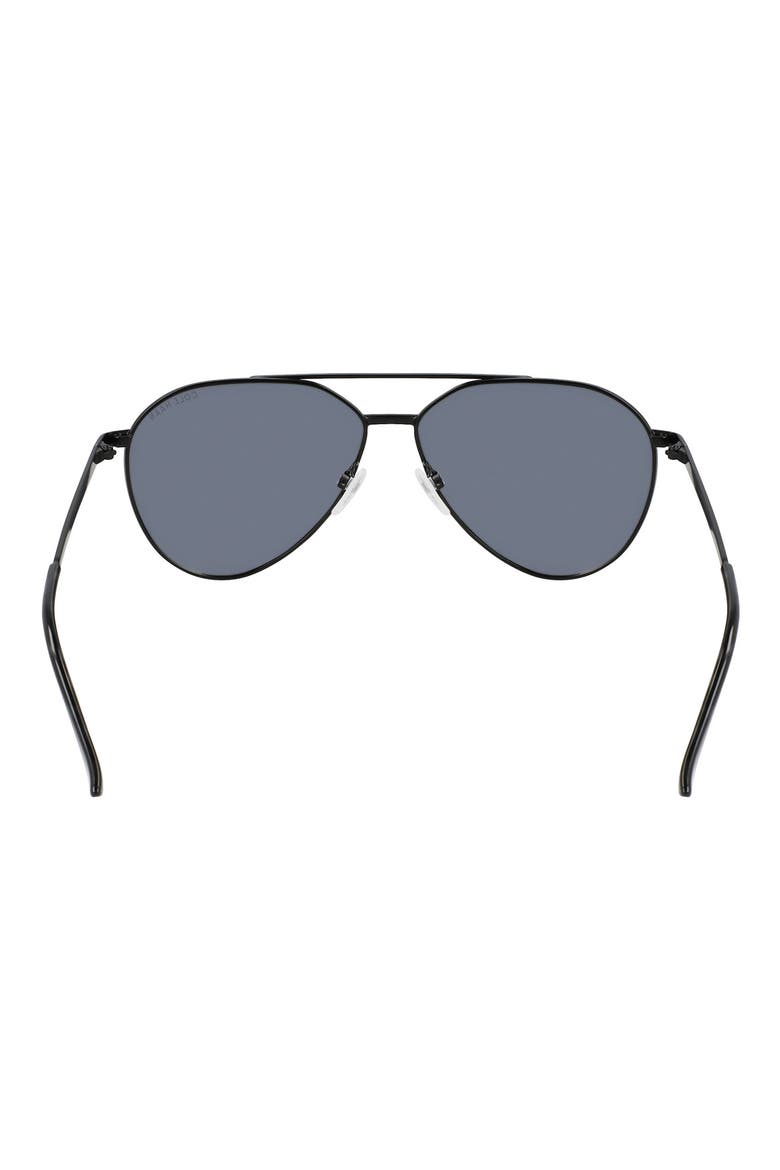 61mm Aviator Sunglasses, Alternate, color, BLACK