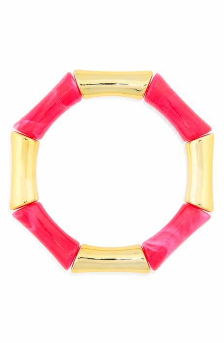 Resin Link Stretch Bracelet