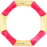 Panacea Resin Link Stretch Bracelet