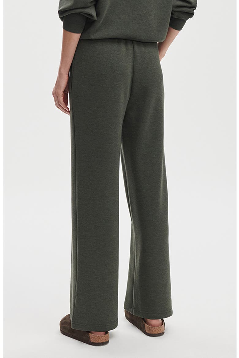 The Wide Leg 28-Inch Pants, Alternate, color, OLIVE MARL