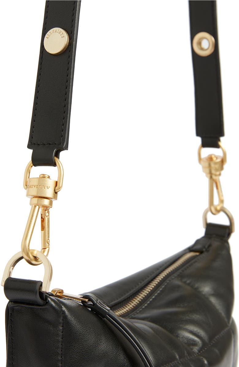 AllSaints Eve Quilted Crossbody Bag, Alternate, color,