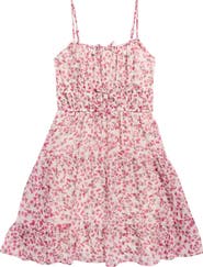 Walking on Sunshine Kids' Floral Tiered Sundress