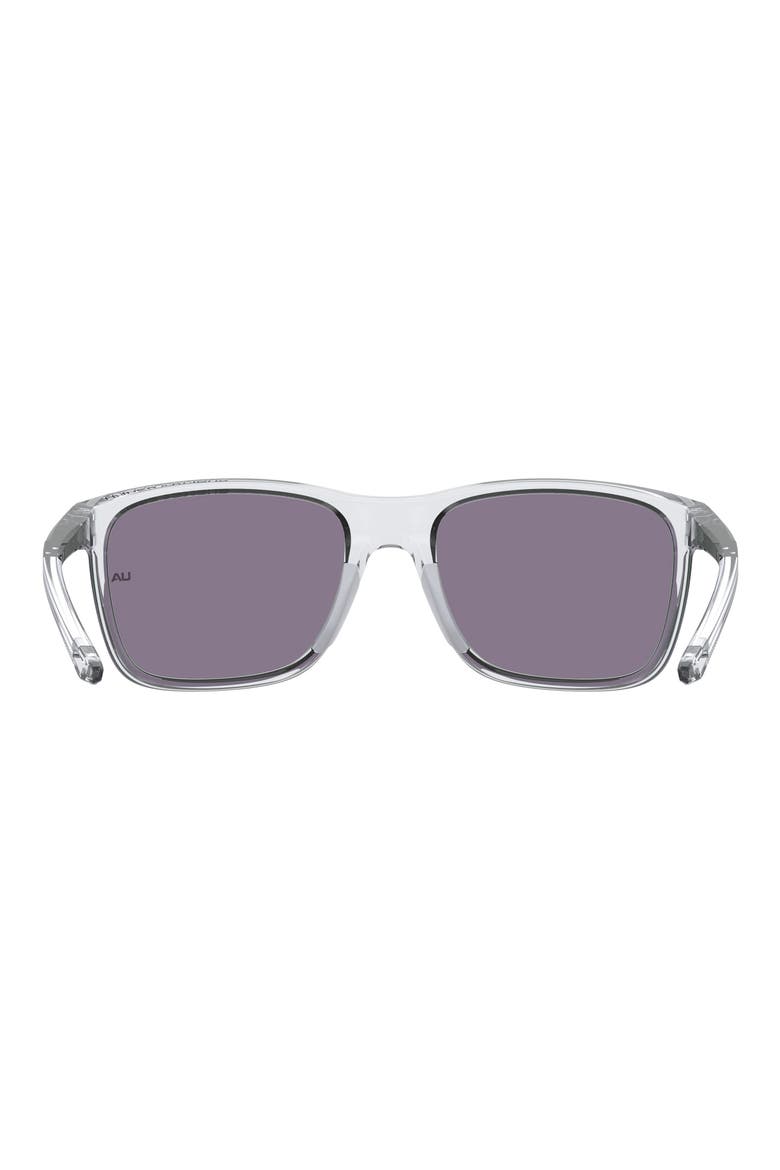 Kids' 56mm Square Sunglasses, Alternate, color, CRYSTAL