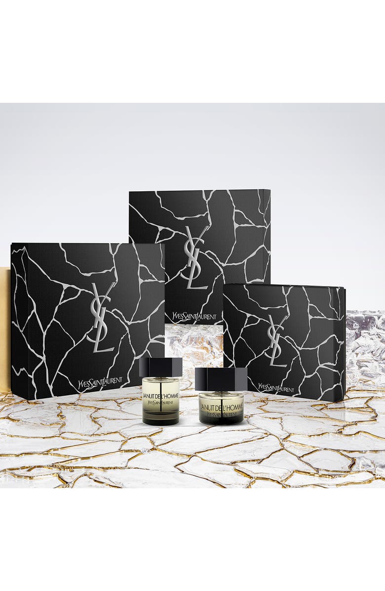 Yves Saint Laurent La Nuit del Homme Eau de Toilette Set USD $180 Value, Alternate, color, 