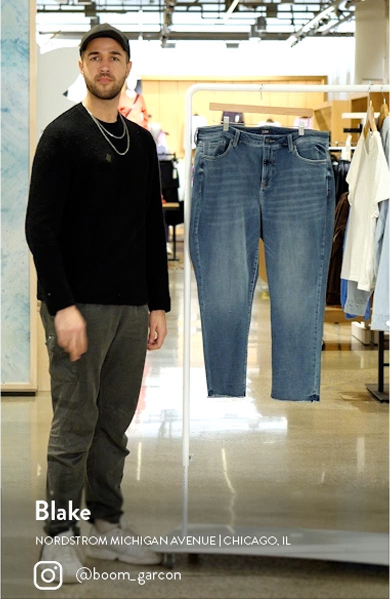 Sheri Fray Hem Slim Ankle Jeans, sales video thumbnail