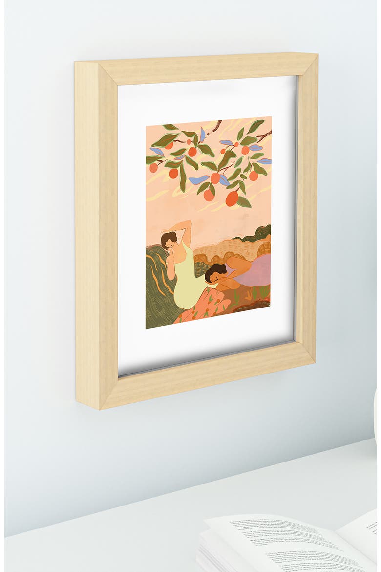 Midday Nap Framed Wall Art, Alternate, color, MULTI
