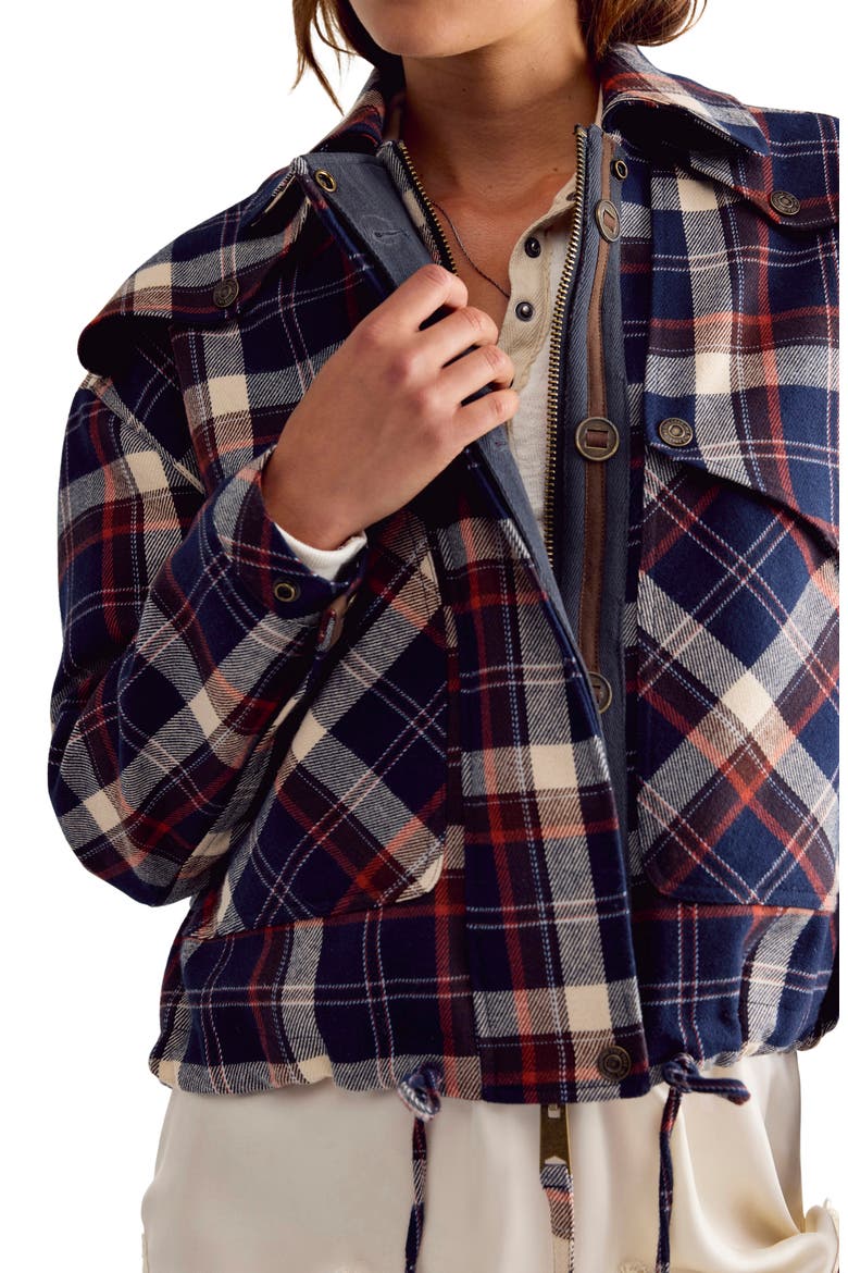 Morant Bay Plaid Jacket, Alternate, color, MIDNIGHT COMBO