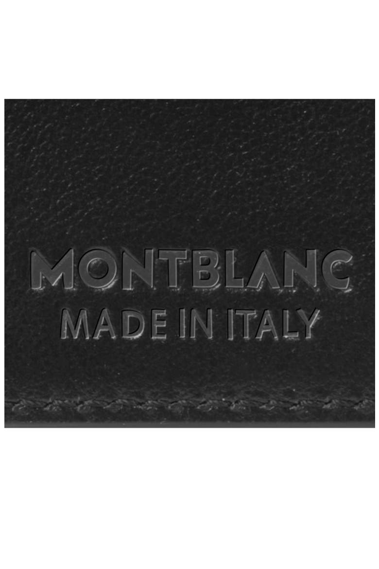 Soft Trifold Leather Card Holder, Alternate, color, BLACK