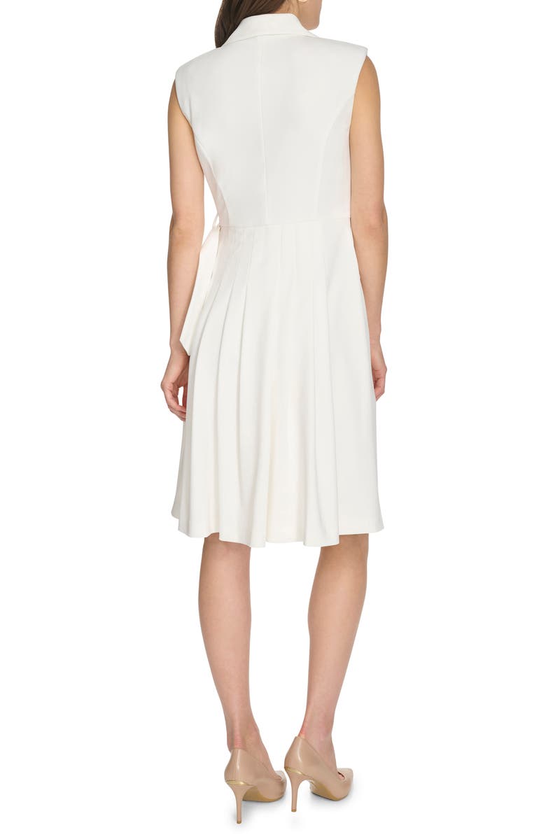 Sleeveless Side Buckle Wrap Dress