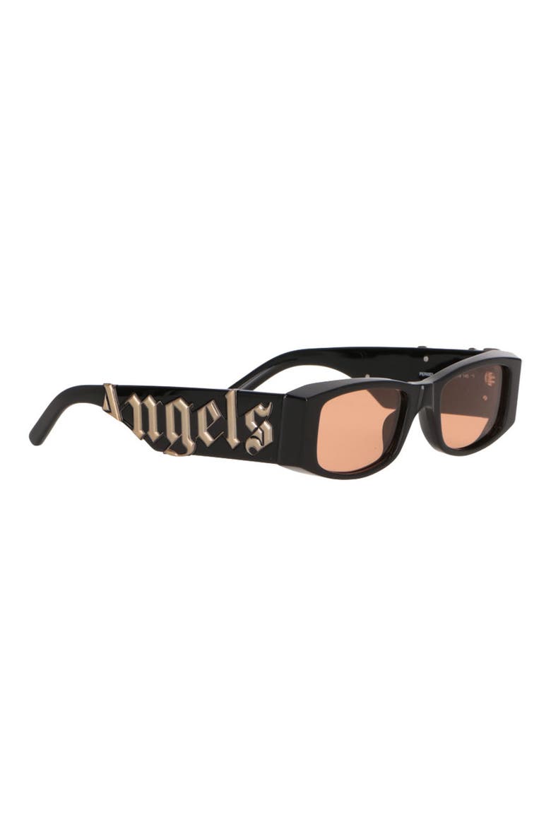 PA01 Rectangle Sunglasses, Alternate, color, BLACK ORANGE