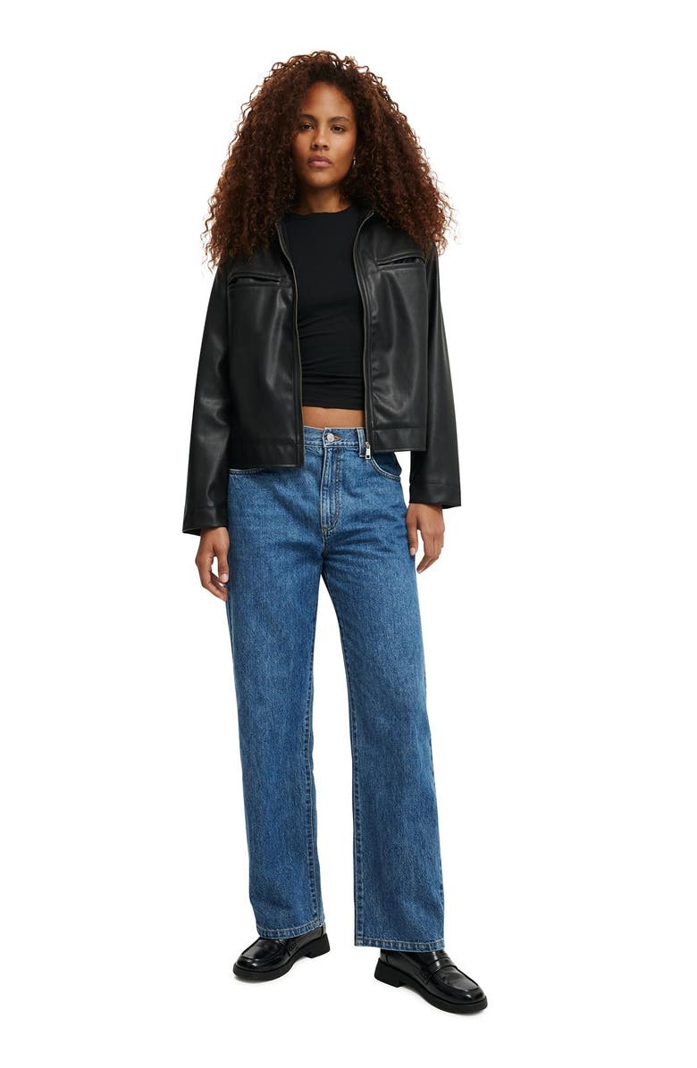 Cotton On Women's All Day Crew Tee, Alternate, color, Black