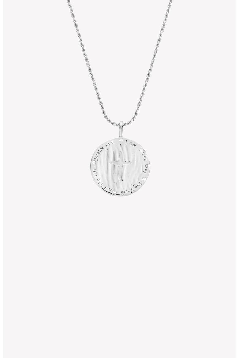 True Direction Compass Necklace, Alternate, color, Sterling Silver