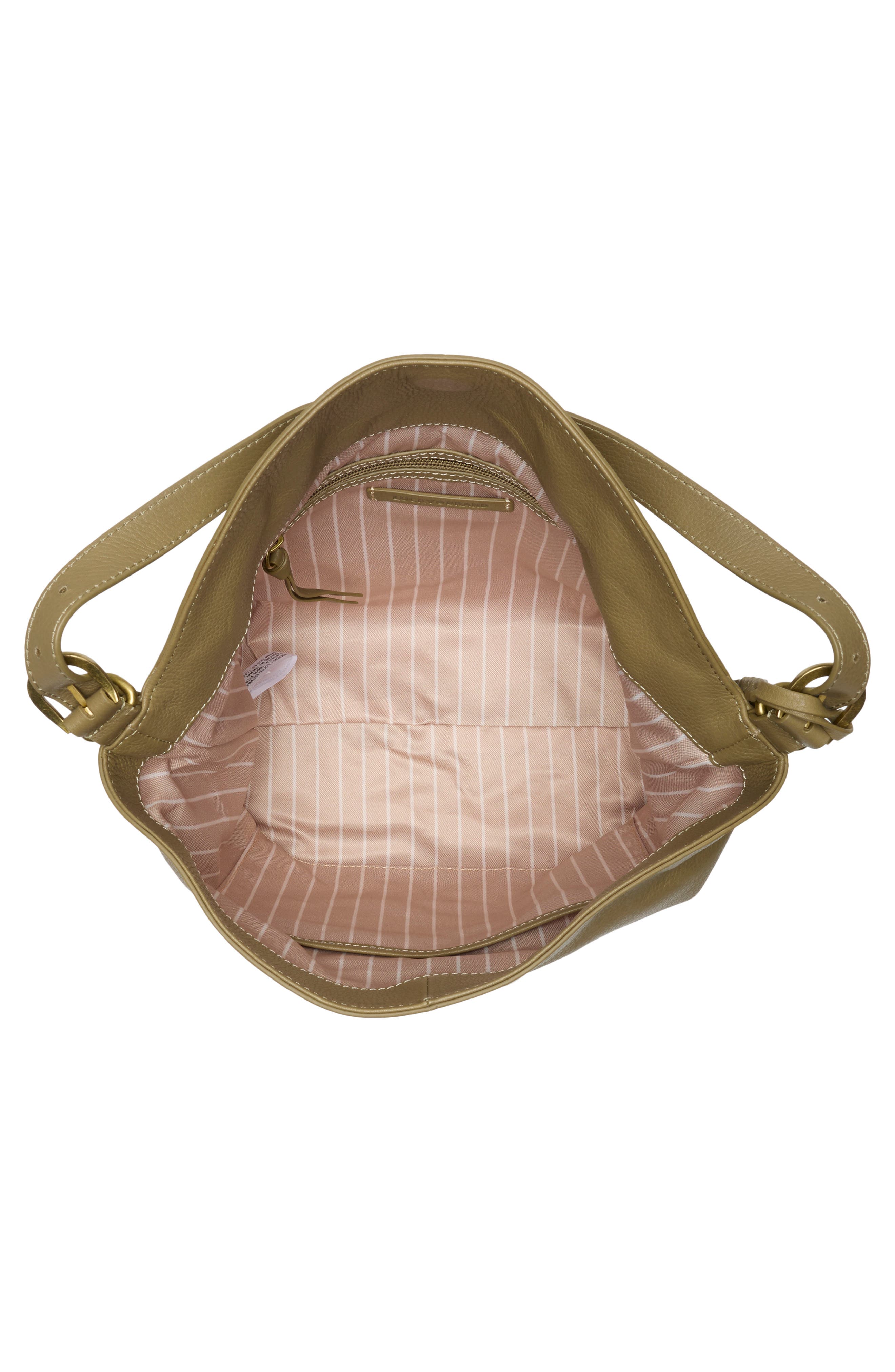Amy Leather Hobo, Alternate, color, GOLDEN SANDALWOOD PEBBLE