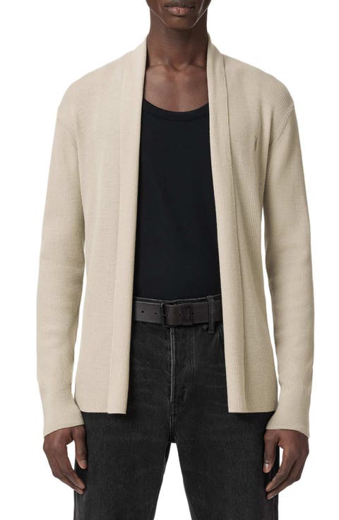 Mode Merino Wool Shawl Collar Cardigan