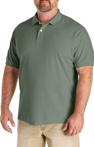 Harbor Bay by DXL Big & Tall Piqué Polo Shirt