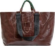 Clare V. Grande Bateau Leather Tote