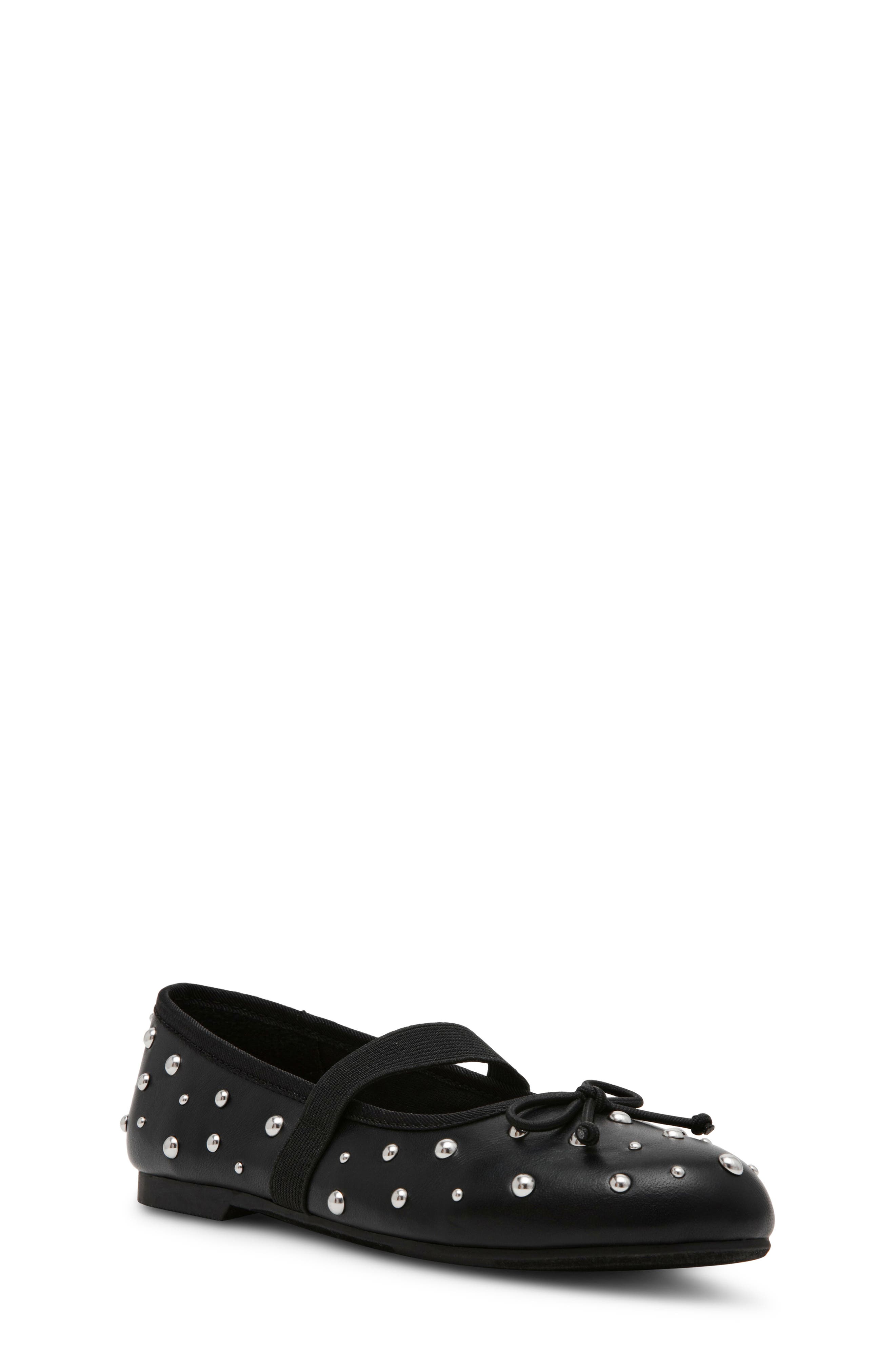 Kids' Mayla Mary Jane Flat, Main, color, BLACK