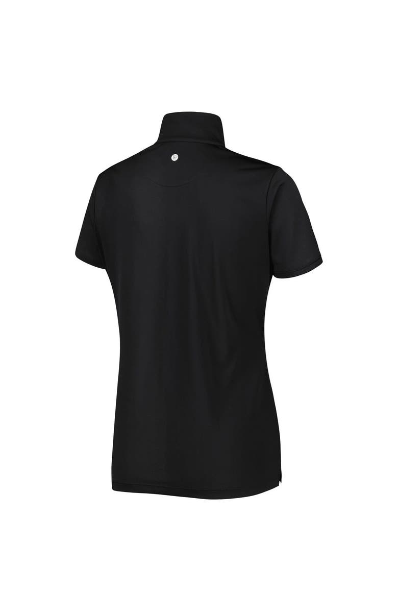 EP NEW YORK Women's EP New York Black Kentucky Derby 150 Quarter-Zip Mock Neck Polo, Alternate, color, 