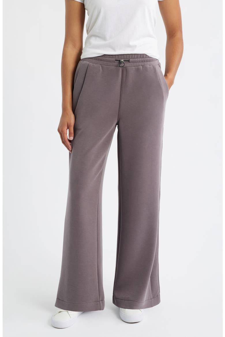 Toggle Waist Athletic Pants, Main, color, DARK GRAY