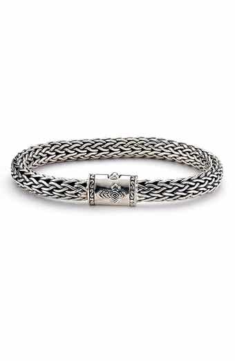 SAMUEL B. Sterling Silver Cross Lock Bracelet