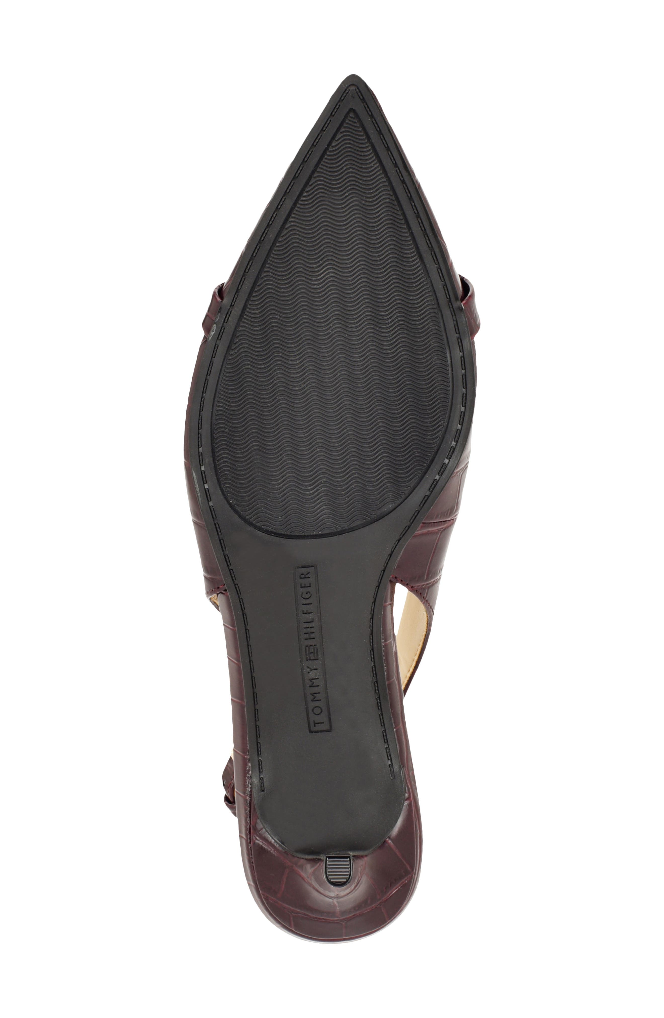 Totale Slingback Pointed Toe Pump, Alternate, color, BURGUNDY