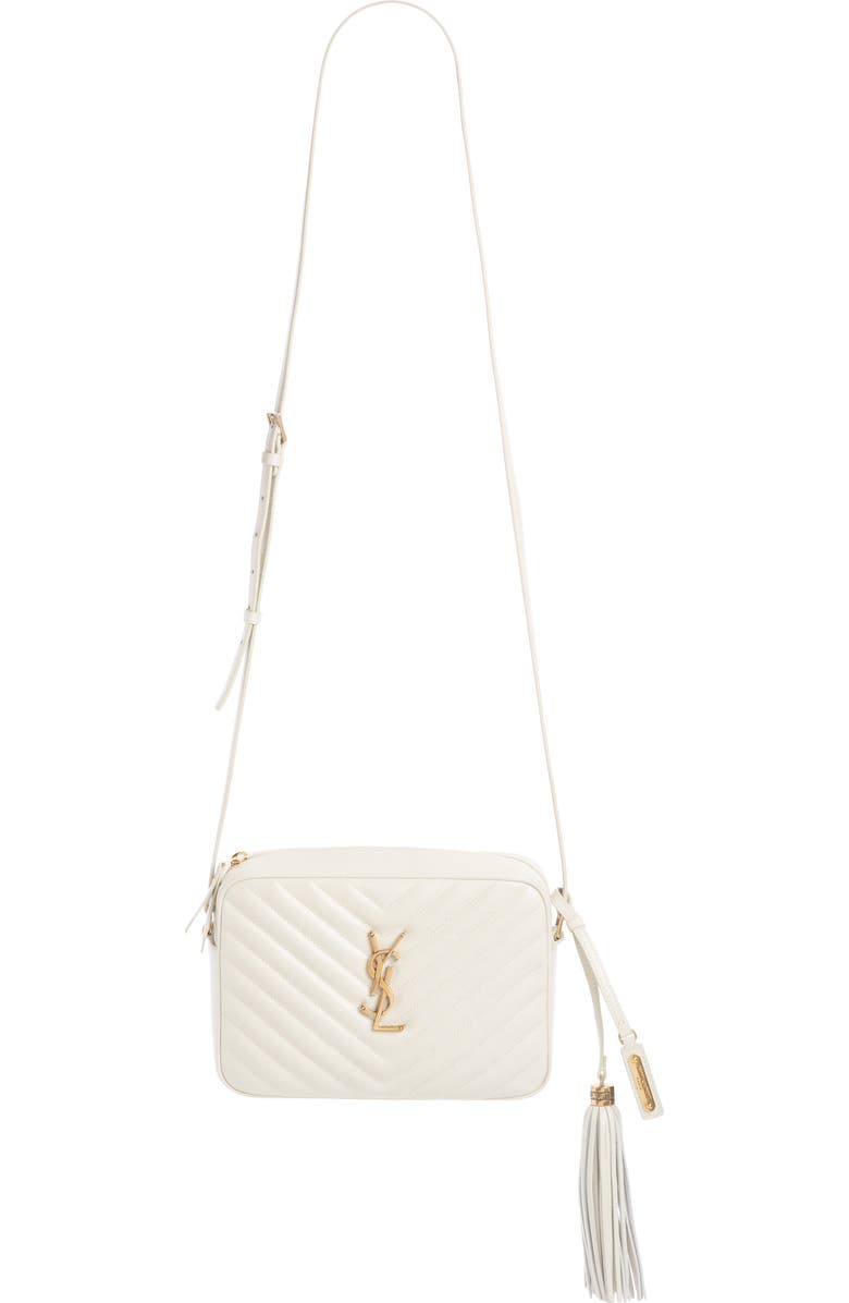 Saint Laurent Medium Lou Calfskin Leather Camera Bag, Main, color,