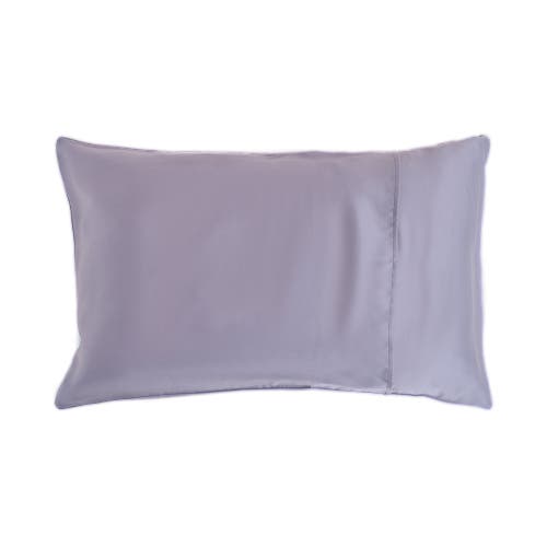 Lost Pattern Nyc Silk Pillowcase In Blue